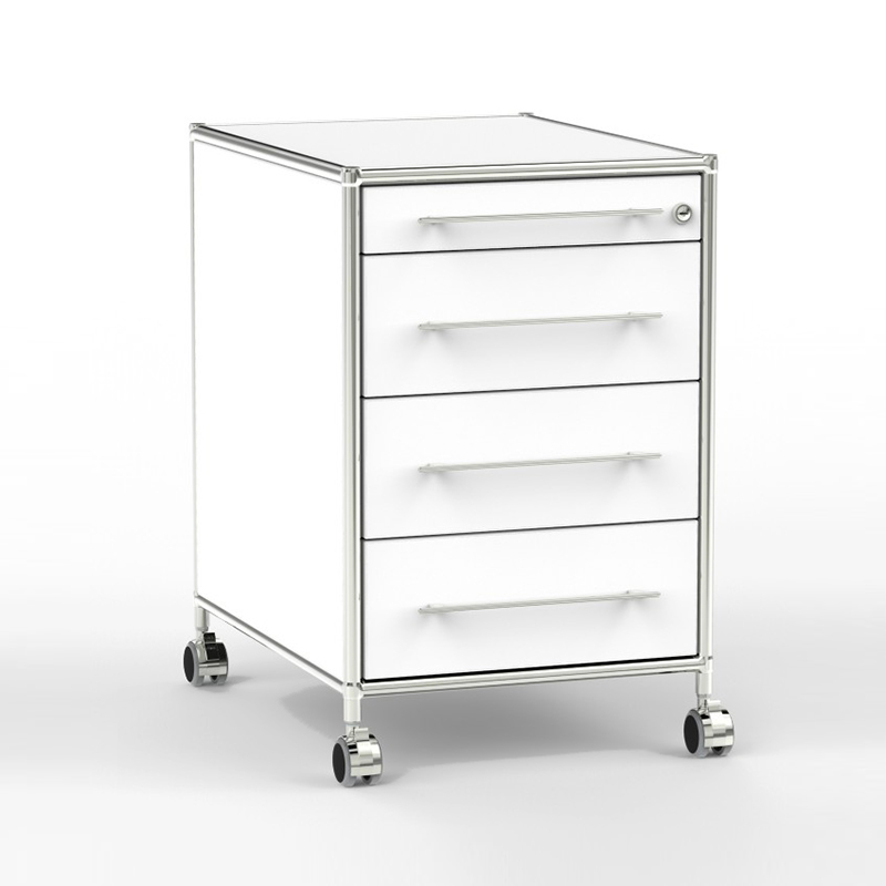 Rollcontainer Inox T64 weiss
